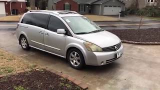New auction find! 2008 Nissan quest SE loaded walk around POV