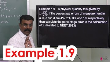 18.Physics | Nature of physical world and measurements | Example 1.9