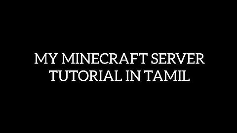 MY MINECRAFT SERVER TUTORIAL #aternos#minecraftserver#tamil