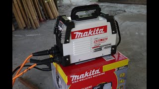 รีวิว เครื่องอ๊อกเหล็ก Makita. แกะกล่องตู้เชื่อม Makita