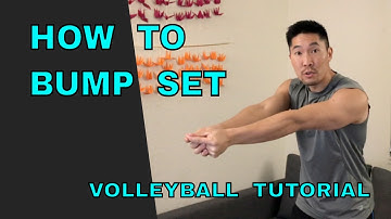 How to BUMP SET a VOLLEYBALL (Volleyball Tutorial)