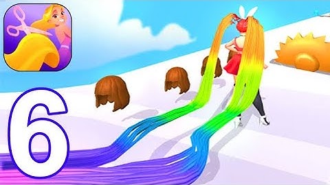 HAIR CHALLENGE Game HAIR GAMES🌈💇 Gameplay All Levels #6 #walkthrough iOS Android New Game 3D