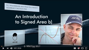 Introduction to Signed Area b) | Algebraic Calculus One | Wild Egg