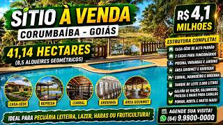 Código 0516 - Corumbaíba GO - 41,14 Hectares #sitioavenda #fazendasavenda #MinasGerais