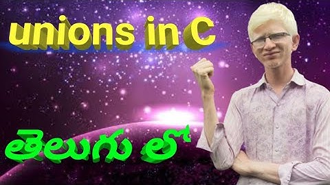 Unions in C | learn C language in telugu | sidhu tuts |