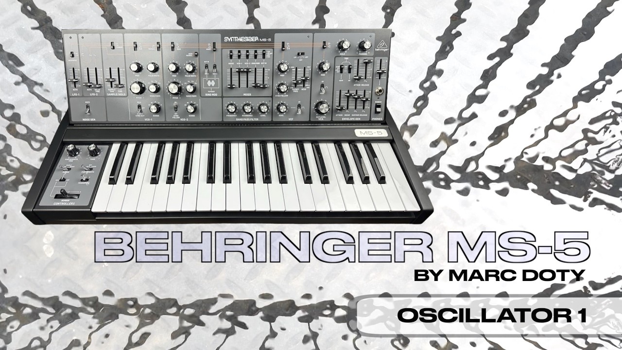 01-The Behringer MS-5- Oscillator 1 - YouTube