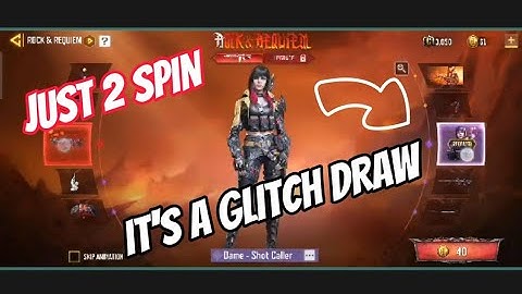 2 Spin get Dame - Shot Caller GET LEGENDARY MOLOTOV COCKTAIL ROCK & REQUIEM DRAW Kilo 141 Demonsong