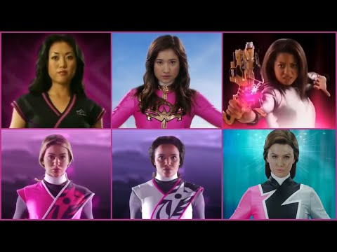 Power Rangers Pink and White Ranger Morph — Neo Saban, Hasbro — Samurai - Dino Fury