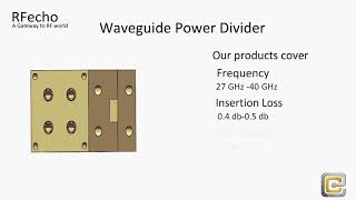 Waveguide Power Divider