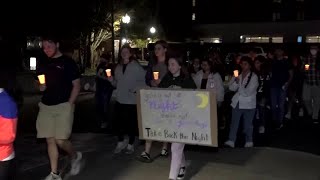 Virginia Tech students march to Take Back the Night