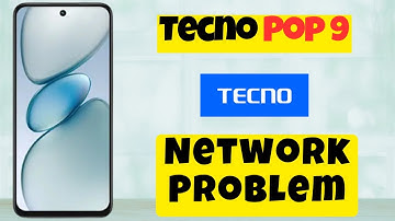 Tecno Pop 9 Network Problem || How to solve network issues || Network not working