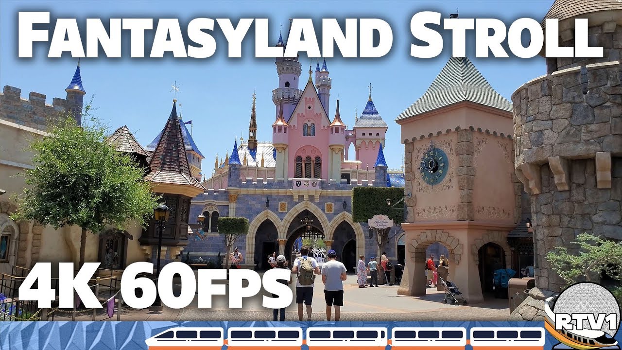 Download Disneyland Fantasyland - Relaxing Stroll & Tour - 4K 60fps - 2019
