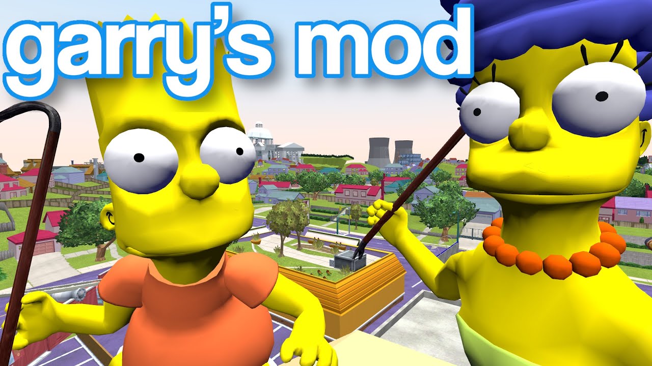 The Simpsons Hit & Run FULL Map in GARRY'S MOD! 