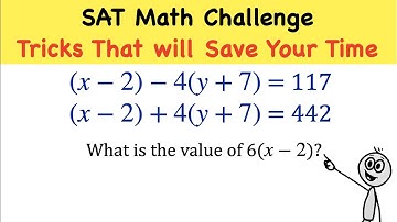 SAT Math Challenge: Quick Simultaneous Equation😲👨🏽‍🎓💯#SATmathTips #mathshortcuts #trending