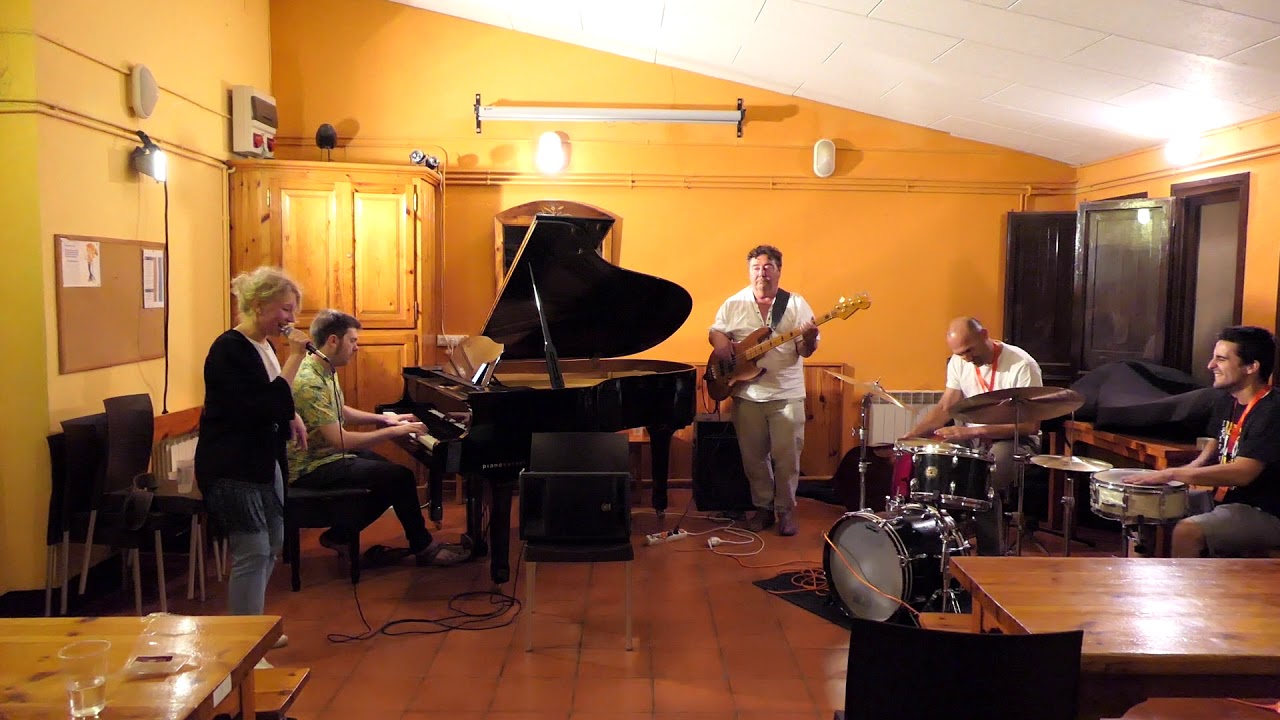 Victor Oller i Polina Porokhova a la Begues Jazz Camp 2019