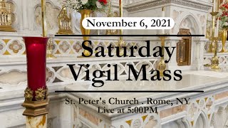 SATURDAY VIGIL MASS from ST PETERS CHURCH