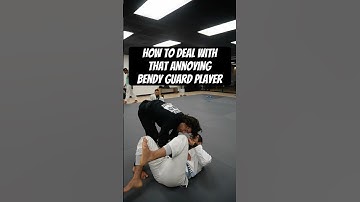 How to pass against flexible guard players #jiujitsu