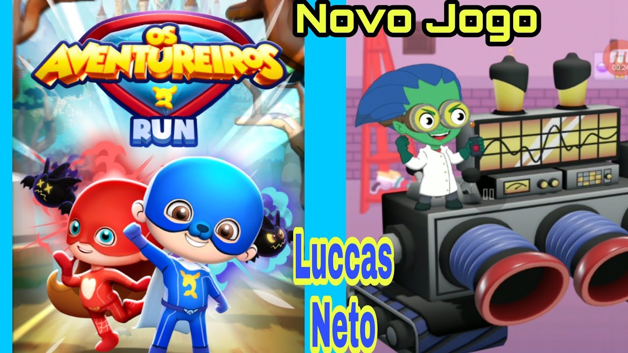 OS AVENTUREIROS JOGANDO O NOVO JOGO AVENTUREIROS RUN 