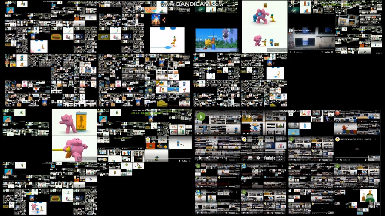 (THE END OF POCOYO UP TO FASTERS) pocoyo all on one 106
