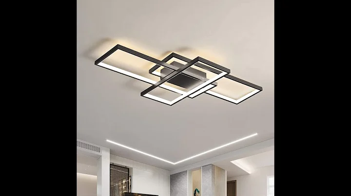 90CM Rectangle Modern LED Ceiling Lights for Living Room Bedroom
