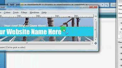 Dukewheatly How To Create GIMP Header-Part 1