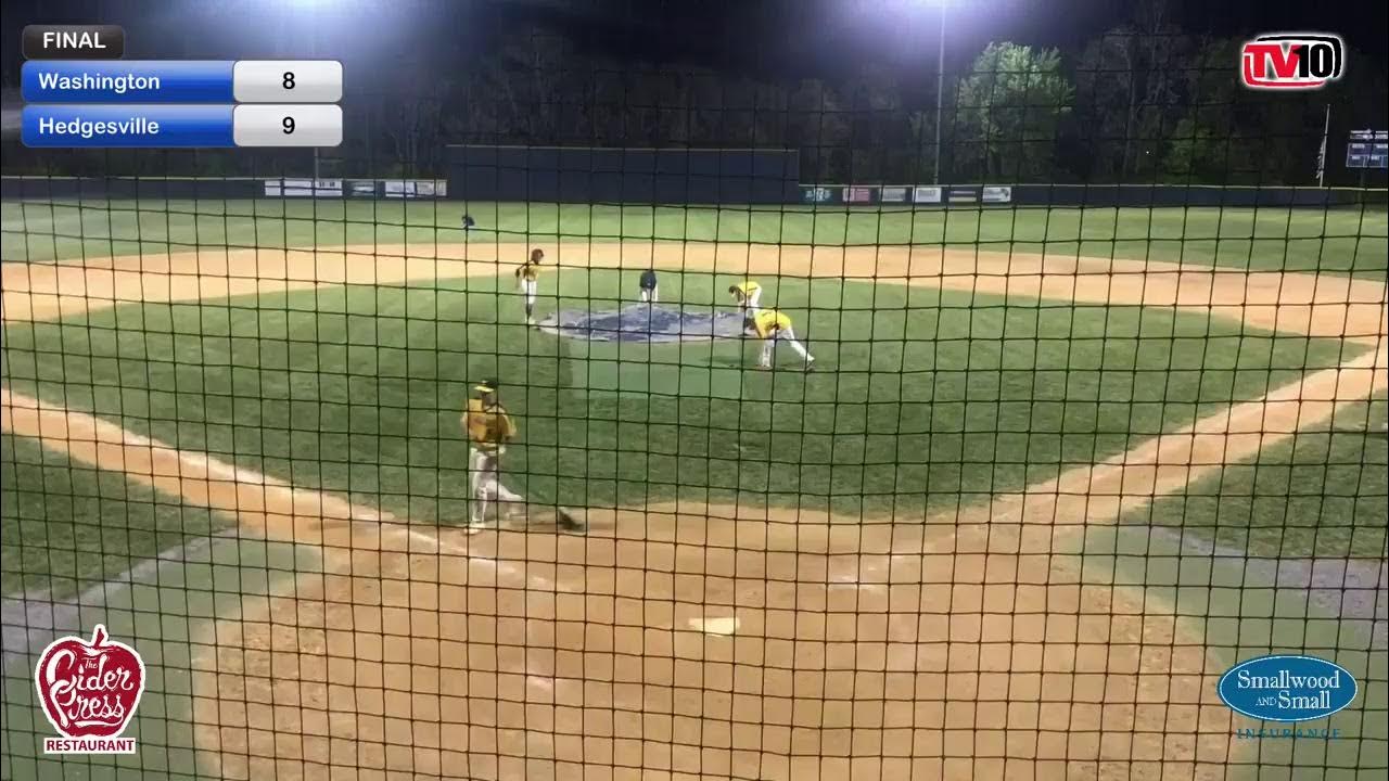 WV High School Baseball Washington Hedgesville 4.27.21 YouTube