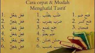 5. Tiga Cara Mudah & Cepat Menghafal Tasrif