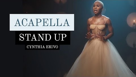 Thumbnail of Cynthia Erivo — Stand Up (LYRICS/ACAPELLA)