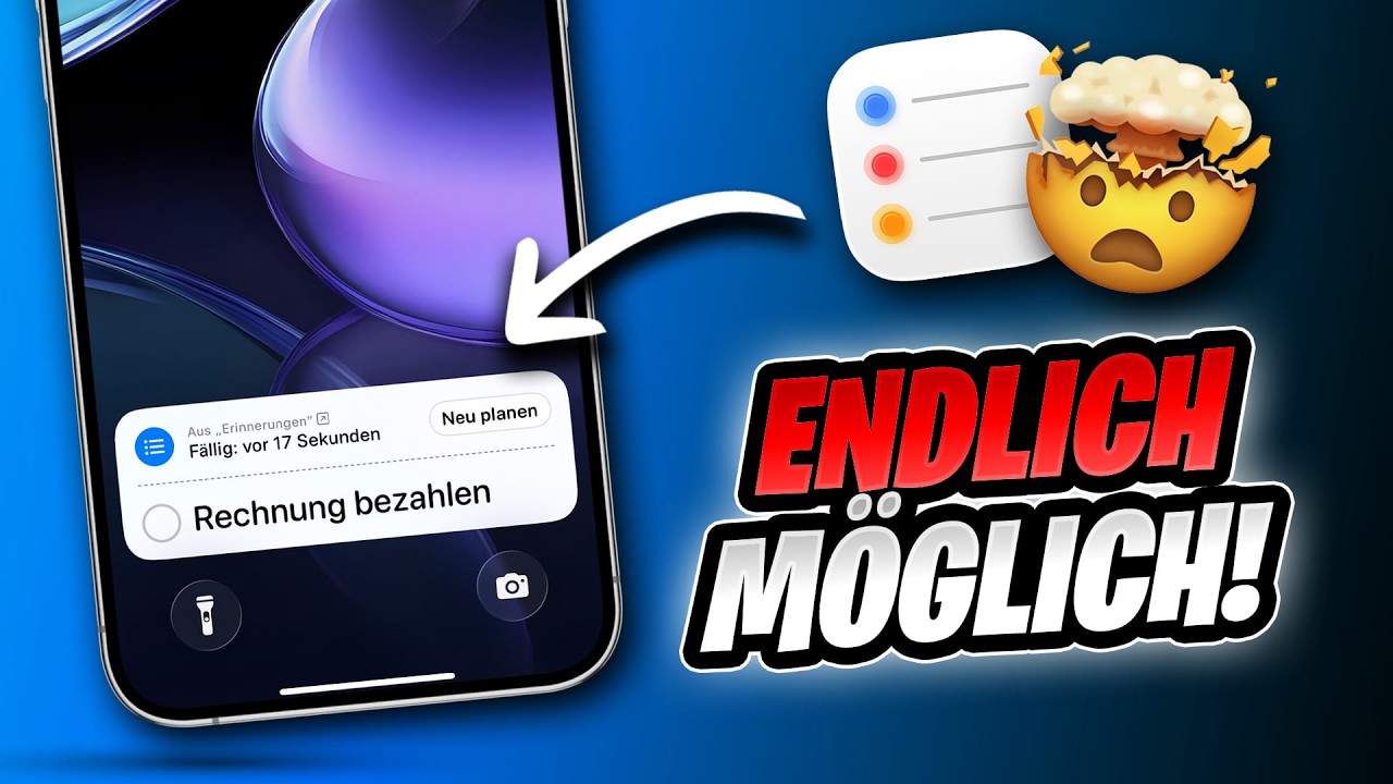 Ich habe die iPhone Erinnerungen App UNTERSCHÄTZT! 🤯