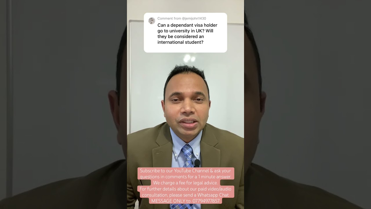 Can a Dependant visa holder Study in UK?