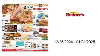 Redner's Markets Weekly Ad - 12/26/2024 - 01/01/2025