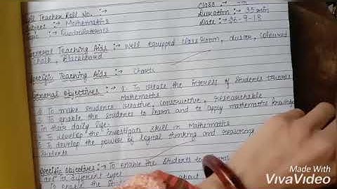 Quadrilaterals_teaching of mathematics_B.Ed lesson plan