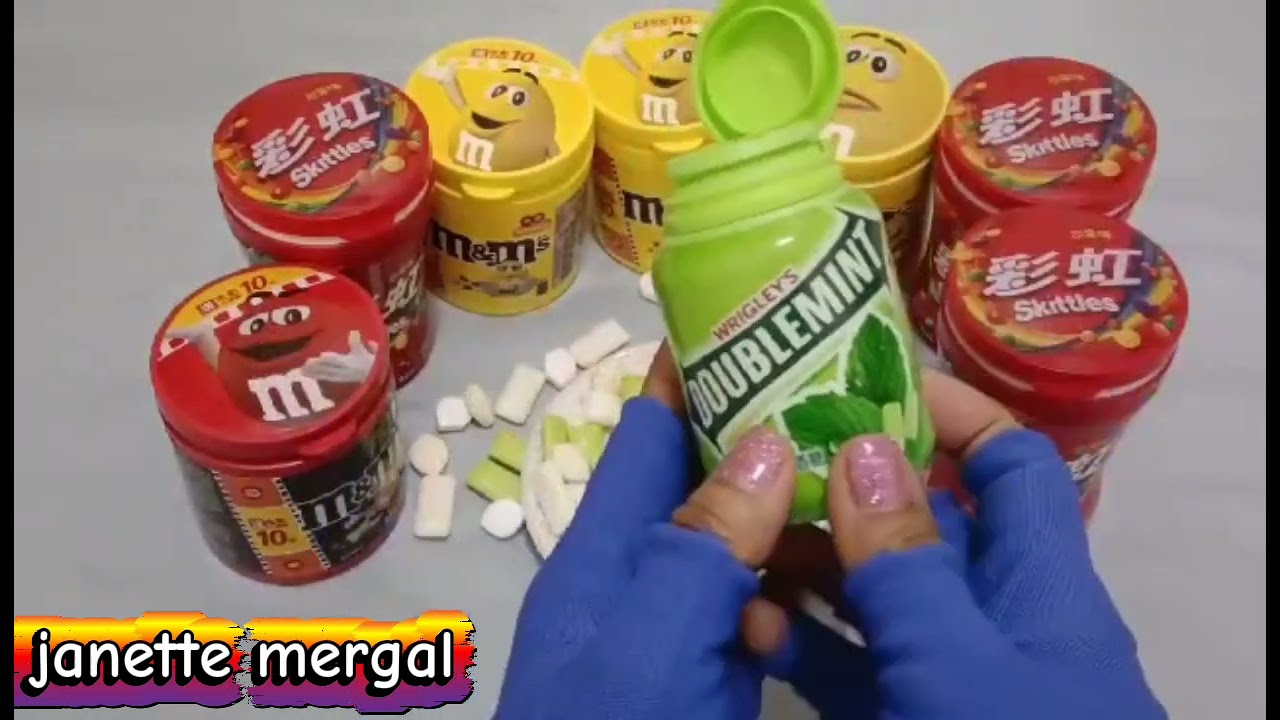 Day 5 /2.15 minutes ASMR satisfying double mint candies 