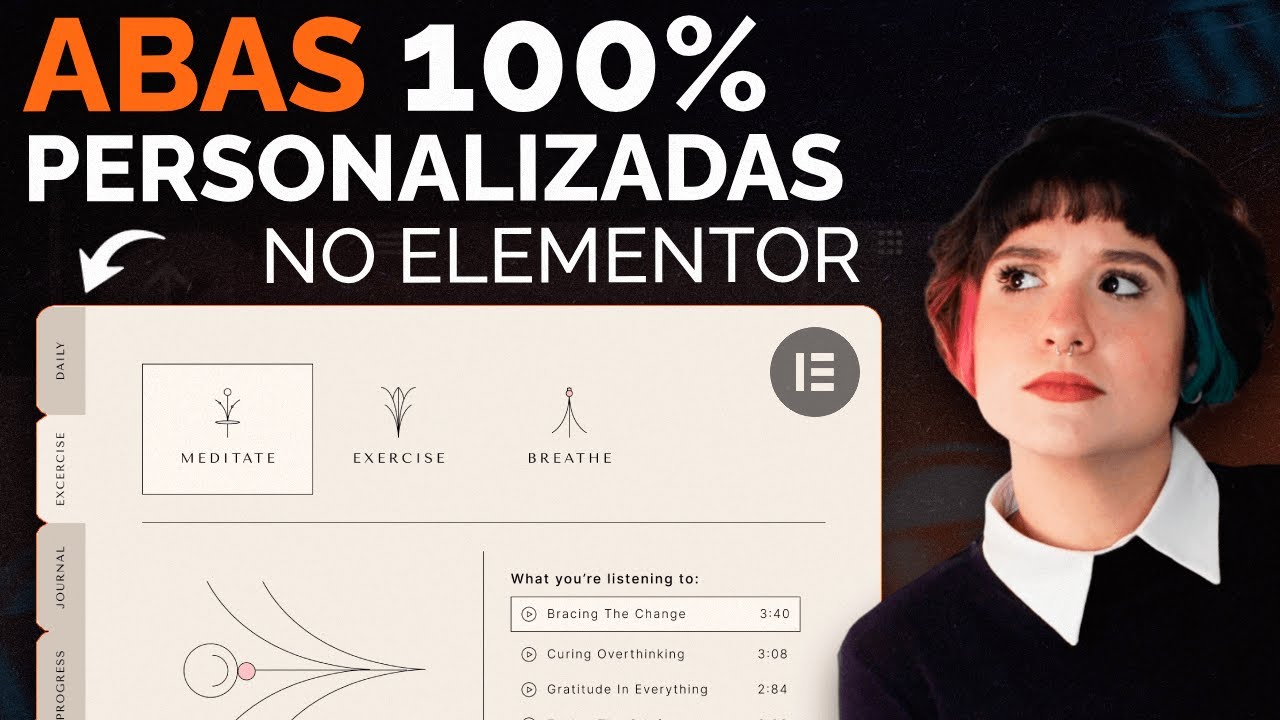 Como criar ABAS TABS 100% personalizadas no Elementor