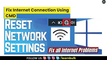 How to Reset Network Settings in Windows 11/10 | Wi-Fi network reset fix connection issues [2025]