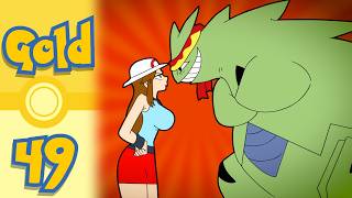 GOLD vs 🍃 LEAF and BLAINE 🔥 - Pokemon GOLD 49 Fan Series