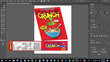 3D Cereal box in Adobe Illustrator How To