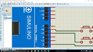Control of single LED using two push buttons using Arduino