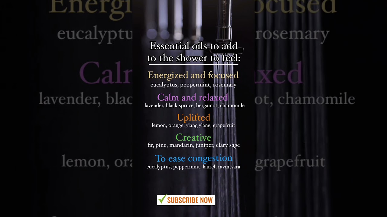 Easy Ways to Incorporate Essential Oils | Transform Your Shower Routine with Aromatherapy