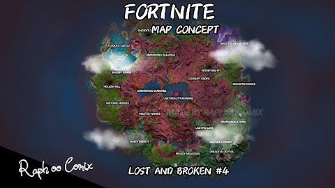 The Fortnite Chapter 2 Map After THE END EVENT! -Part 2 Map Concept @RaphooComix