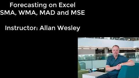 MGTS 352 - Forecasting on Excel - Part 1 - SMA and WMA
