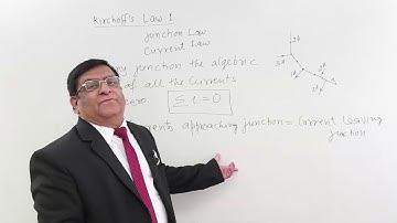 Class 12th – First Law of Kirchoff | Current Electricity | Tutorials Point