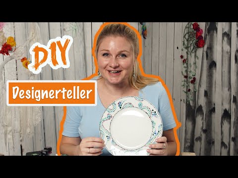 Video: Wie Bemalt Man Einen Teller?