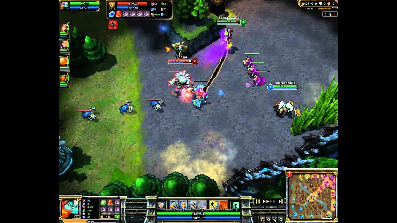 LoL - Poppy 18 part 1 - 5v5 - With commentary - Games from viewers - Episode 18 League of Legends