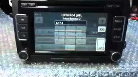 vw rcd510 code problem solved  code 6161 bize heryer trabzon :)