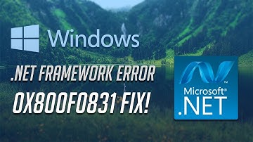 FIX .NET Framework 3.5 Error 0x800F0831 on Windows 10 - 2025