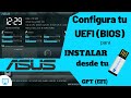 Como Configurar UEFI (BIOS) | Laptop Asus 💻 | Instalar Windows USB