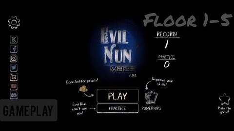 EVIL NUN MAZE - FLOOR 1-5 - GAMEPLAY