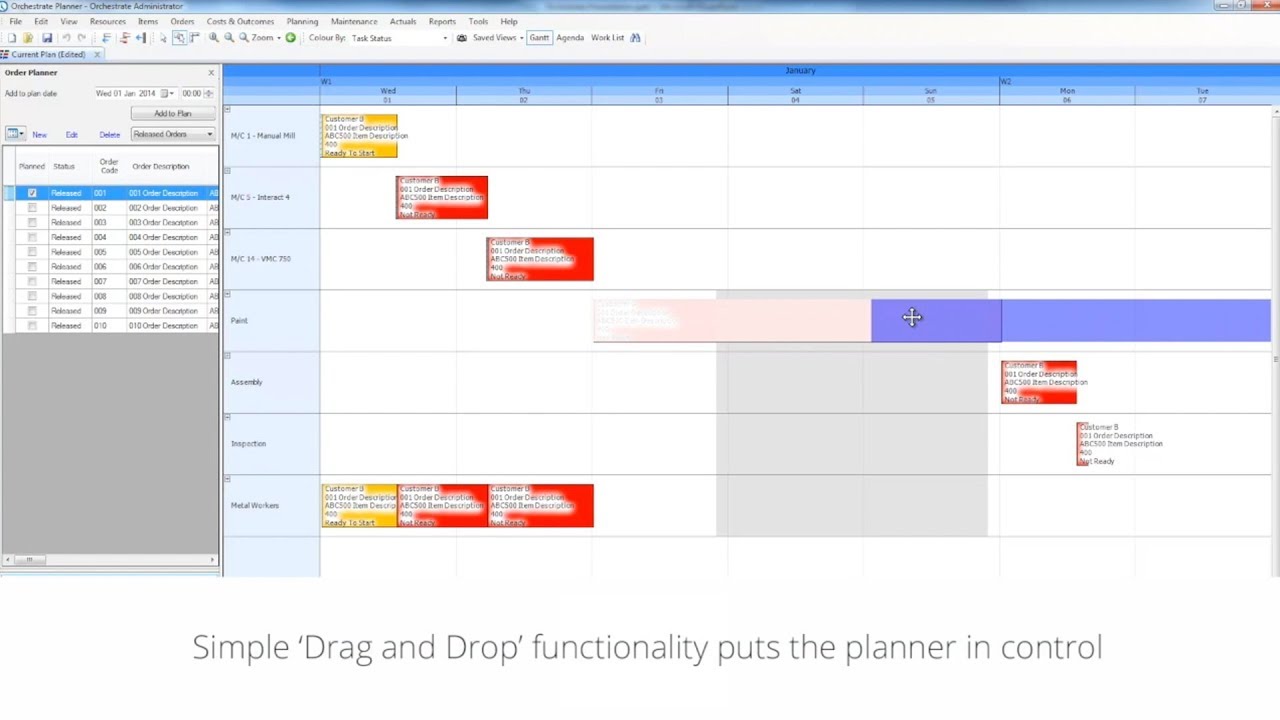 Microsoft Access Gantt Chart