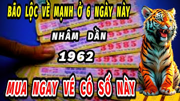 Bão Lộc về mạnh ở 6 ngày vàng trong tháng 9 âm lịch cơ hội cho tuổi nhâm dần 1962 trúng số ôm cả tỷ.